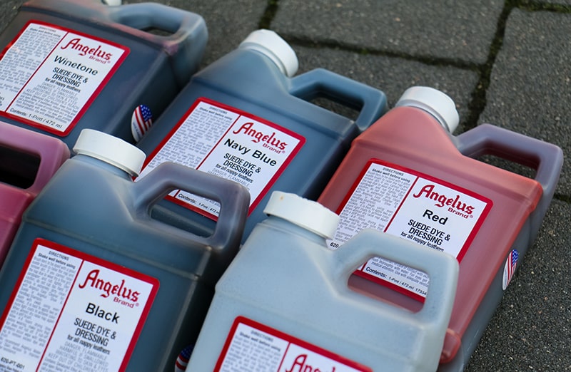 farby do malowania butów zamszowych i nubuku angelus suede dye dressing 1-pint