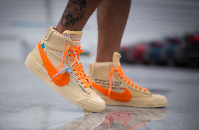 Neonowe pomarańczowe sznurowadła, sznurówki, sznury do sneakersów, kicksów, Nike, OFF-WHITE, Adidas. Customizacja butów Lace Lab.