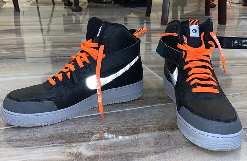 Pomarańczowo białe neonowe sznurowadła do butów LACE LAB neon laces, personalizacja obuwia, custom, customizacja adidasów