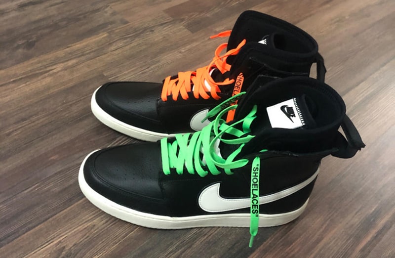 Neonowe pomarańczowo czarne sznurowadła do butów LACE LAB neon laces, personalizacja obuwia, custom, malowanie adidasów