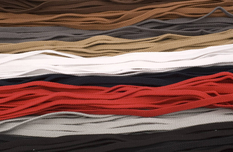 Kamiennoszare sznurowadla eleganckie 8.5mm wytrzymale do eleganckich butow