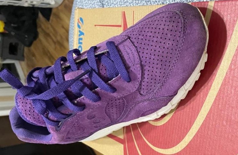 Sznurowadła płaskie fioletowe do butów LACE LAB laces, personalizacja obuwia, custom, malowanie adidasów