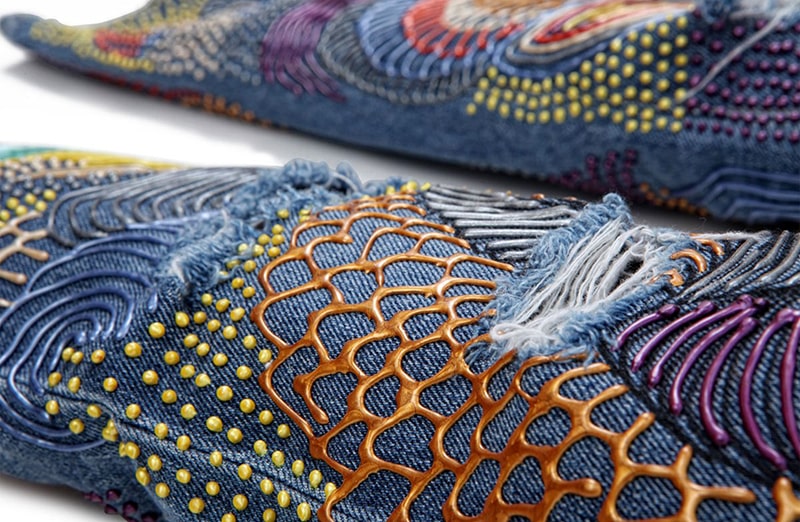 Metaliczne farby do customizacji sneakersów, jeansu, tkanin JACQUARD Lumiere 3D. Trójwymiarowa farba akrylowa. Rękodzieło.