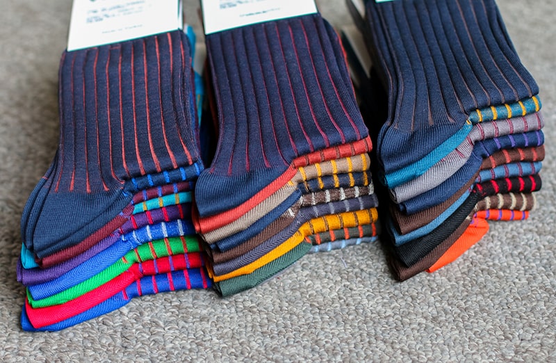 Luksusowe męskie eleganckie skarpety garniturowe na prezent. Egyptian Cotton, Do jeansów i garnituru.