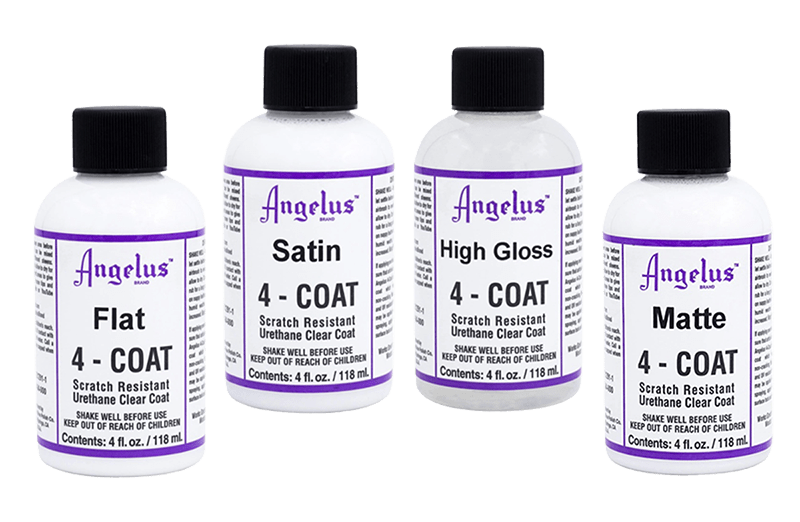 Finishery do skór, jeansu i tkanin. Lakiery wykończeniowe marki Angelus do rękodzieła, customizacji, personalizacji.