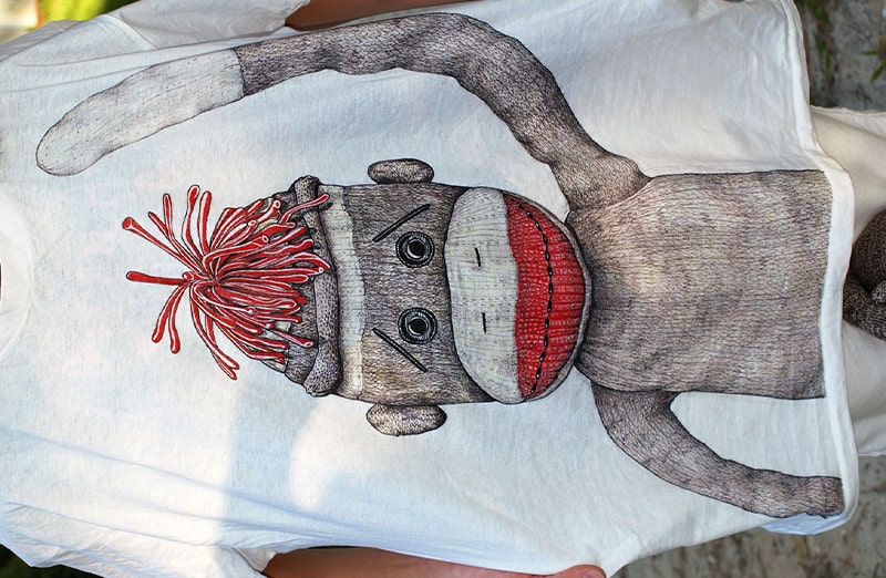 Marker do tworzenia rysunków na tkaninie, odzieży, tworzyw sztucznych 