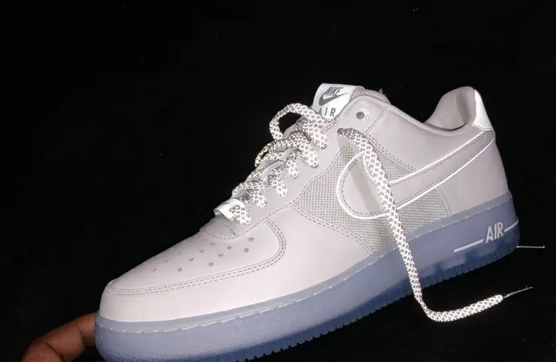 Białe odblaskowe okrągłe sznurowadła do butów LACE LAB 3M Reflective Inverse laces, personalizacja obuwia, custom, customizacja adidasów