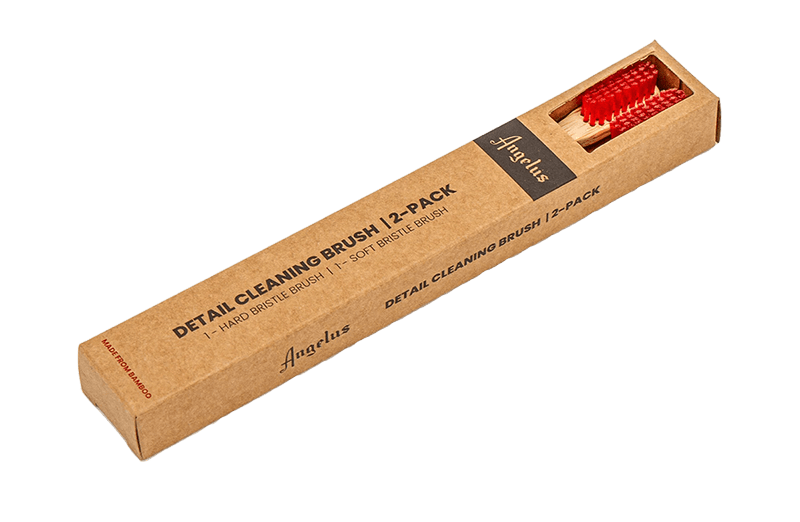 Zestaw szczotek do czyszczenia Angelus Detail idealnie nadaje się do trudno dostępnych miejsc i rozprysków farby.