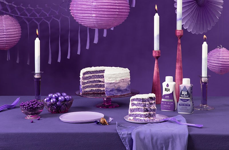 Fioletowy barwnik w płynie Rit Dye, Barwniki do jedwabiu, wełny, bawełny, wiskozy