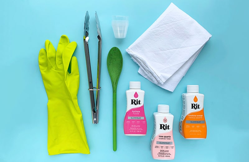 Pomarańczowy barwnik w płynie Rit Dye, Barwniki do jedwabiu, wełny, bawełny, wiskozy