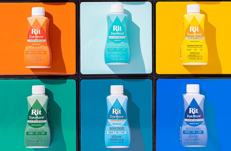 Jak używać barwnika do tkanin i materiałów syntetycznych rit dyemore