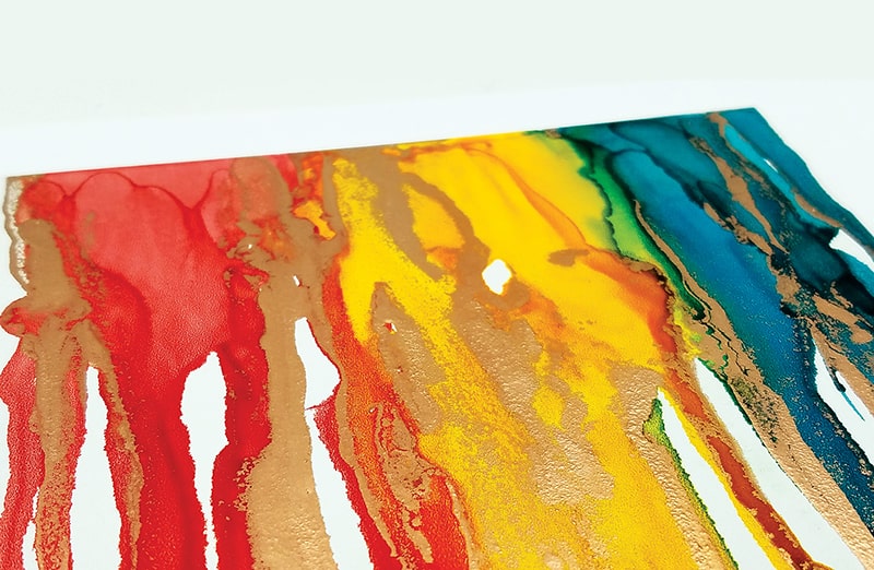 Alkoholowy brązowy tusz do szkła, kamienia, metalu, ceramiki, gliny, plastiku. Barwniki alkoholowe do rękodzieła i malowania biżuterii, naczyń, ozdób.