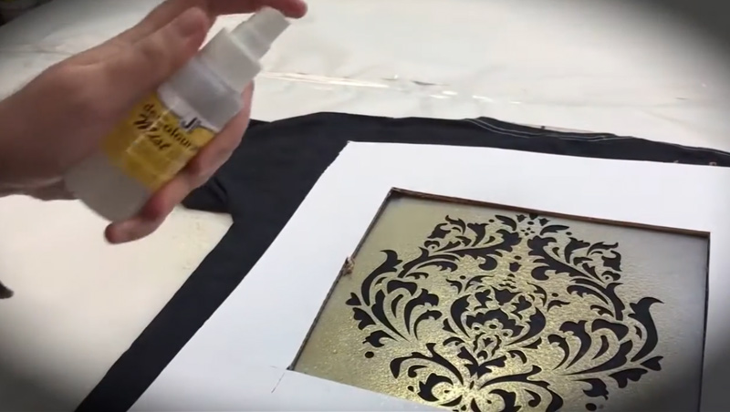 Spray do artystycznego miejscowego wybielania, odbarwiania koloru ubrań i tkanin