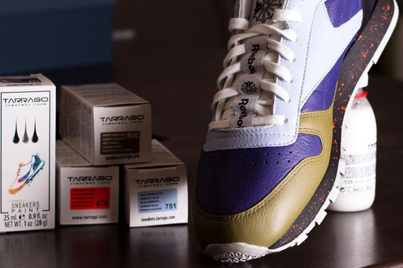 Czerwona farba akrylowa do customizacji sneakersów. Farba na bazie wody do personalizacji kicksów.