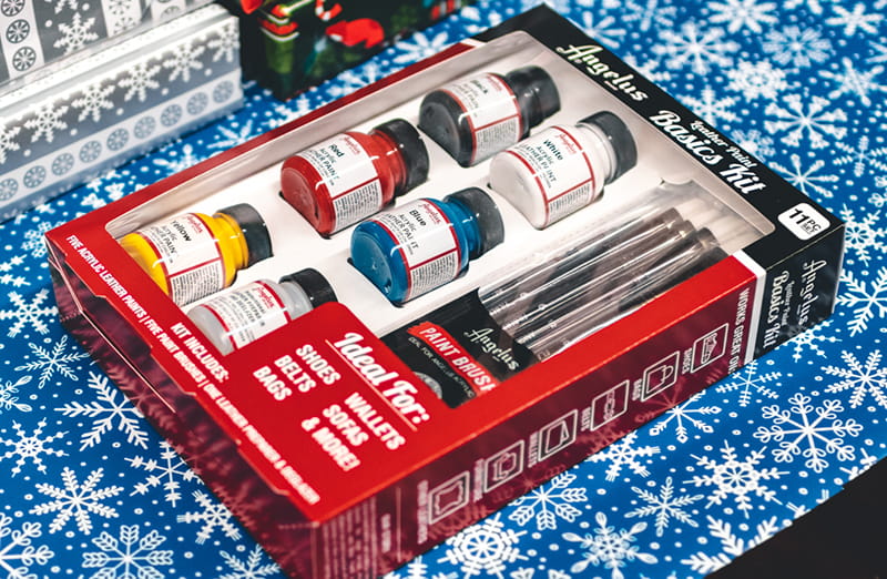 Farby do customizacji sneakersów, jeansu, tkanin Angelus Acrylic Leather Paint Basics Kit 
