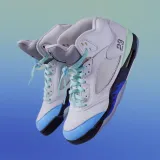 płaskie miętowe sznurowadła Lace Lab. Sznurówki do customizacji sneakersów Jordan, Nike, vans, adidas
