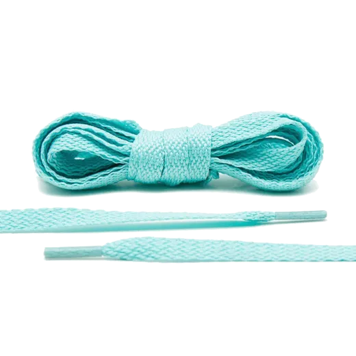 Miętowe sznurowadła płaskie do butów Air Jordan, vans. Sznurówki do customizacji sneakersów - nike, adidas, vans Miętowe sznurowadła płaskie do butów Air Jordan, vans. Sznurówki do customizacji sneakersów - nike, adidas, vans