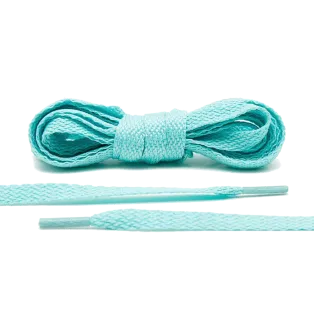 LACE LAB Flat Shoe Laces 8mm Mint / Miętowe płaskie sznurowadła do butów