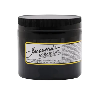 JACQUARD Acid Dye 8oz #602 BRIGHT YELLOW / JASNOŻÓŁTY barwnik kwasowy do wełny, jedwabiu i piór