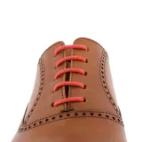 Wytrzymałe cienkie czerwone sznurowadła okrągłe