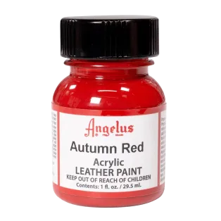 ANGELUS Acrylic Leather Paint Standard 1oz #184 AUTUMN RED  / JESIENNOCZERWONA farba akrylowa do malowania Sneakersów i Jeansu