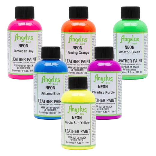 Neonowe farby do customizacji sneakersów, jeansu i akcesoriów