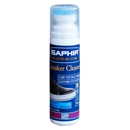 SAPHIR BDC SNEAKER Cleaner 75ml / Płyn z aplikatorem do czyszczenia obuwia sportowego