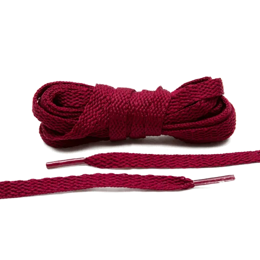 Bordowe sznurowadła płaskie do butów Air Jordan, vans. Sznurówki do customizacji sneakersów - nike, adidas, vans Bordowe sznurowadła płaskie do butów Air Jordan, vans. Sznurówki do customizacji sneakersów - nike, adidas, vans
