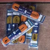 Okrągłe wytrzymałe sznurowadła żółto czerwone