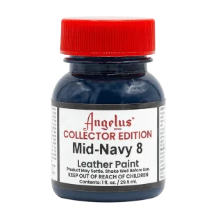 ANGELUS Acrylic Leather Paint Collector Edition 1oz #323 MID NAVY / ŚREDNIOGRANATOWA farba akrylowa do personalizacji Sneakersów i Jeansu