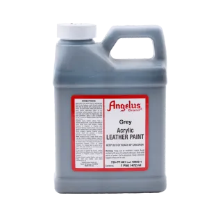 ANGELUS Acrylic Leather Paint 1-Pint #081 GREY / SZARA farba akrylowa do malowania Sneakersów i Jeansu