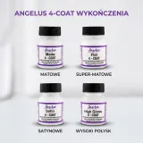 Bezbarwny lakier wykończeniowy do skór. Zabezpiecza skórę, wzmacnia wodoodporność zachowując ich naturalną miękkość