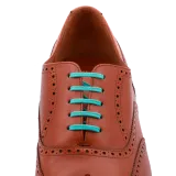 Wytrzymałe cyjan sznurowadła woskowane