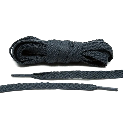 Grafitowe płaskie sznurowadła, sznurówki, sznury do sneakersów, kicksów, Nike, JORDAN, Adidas. Customizacja butów Lace Lab. Grafitowe płaskie sznurowadła, sznurówki, sznury do sneakersów, kicksów, Nike, JORDAN, Adidas. Customizacja butów Lace Lab.