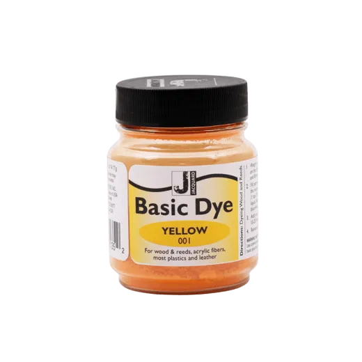 JACQUARD Basic Dye 0.5oz #001 YELLOW / ŻÓŁTY barwnik do włókien akrylowych