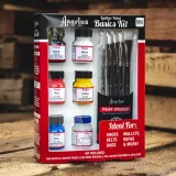 Farby do customizacji sneakersów, jeansu, tkanin Angelus Acrylic Leather Paint Basics Kit 