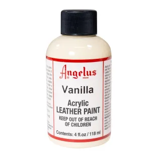 ANGELUS Acrylic Leather Paint Standard 4oz #160 VANILLA / WANILIOWA farba akrylowa do malowania Sneakersów i Jeansu