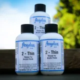 bezbarwny rozpuszczalnik do farb akrylowych angelus acrylic leather paint 2-thin