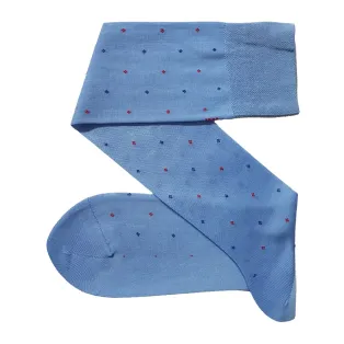 VICCEL / CELCHUK Knee Socks Daimond Sky Blue - Podkolanówki męskie