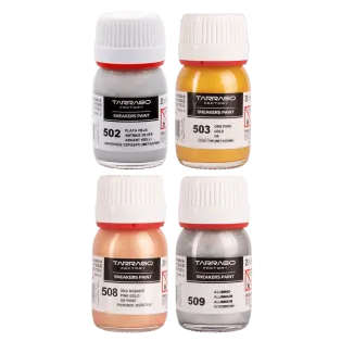 TARRAGO SNEAKERS Paint Set 19 Metallic Colors 3x25ml - Zestaw metalicznych farb akrylowych do customizacji butów i ubrań