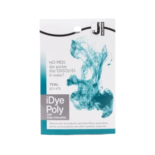 JACQUARD iDye Poly 0.49oz #1470 TEAL / MORSKI barwnik do poliestru, nylonu, tkanin syntetycznych i tworzyw sztucznych