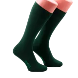 Casualowe męskie skarpety ciemnozielone. Skarpety do trampek i butów eleganckich.