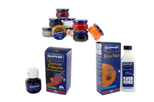 Zestaw koloryzujący do odnowy, renowacji butów / obuwia SAPHIR