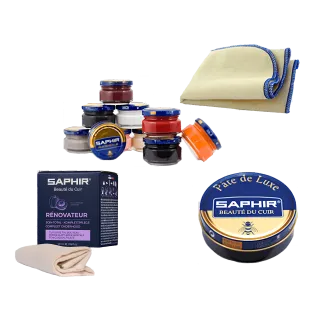 Saphir BDC Set 5 Shoe Care / Zestaw do czyszczenia i pielęgnacji obuwia skórzanego