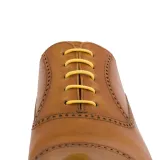 Wytrzymałe żółte sznurowadła woskowane