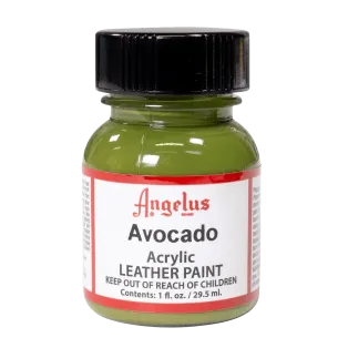 ANGELUS Acrylic Leather Paint Standard 1oz #170 AVOCADO /  AWOKADOWA farba akrylowa do malowania Sneakersów i Jeansu
