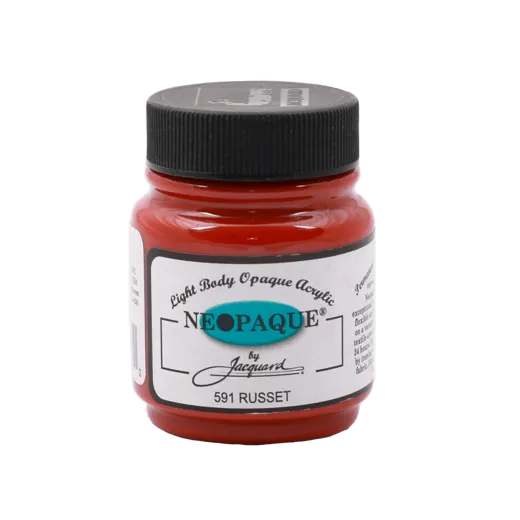 JACQUARD Neopaque Paint 2.25oz #591 RUSSET / RDZAWA mocnokryjąca farba akrylowa do ubrań, butów i rękodzieła