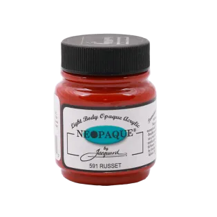 JACQUARD Neopaque Paint 2.25oz #591 RUSSET / RDZAWA mocnokryjąca farba akrylowa do ubrań, butów i rękodzieła