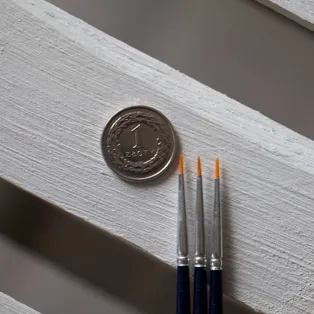 ELCO Brush Round Golden Nylon 2/0