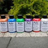 Kolorowe farby do customiacji sneakersów oraz naturalnych i syntetycznych ANGELUS Pearlescent Leather Paint 4oz